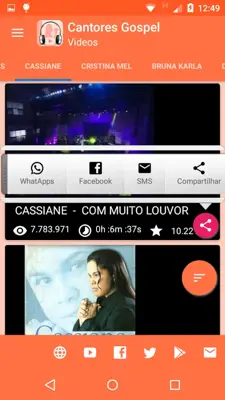 Cantores Gospel android App screenshot 0