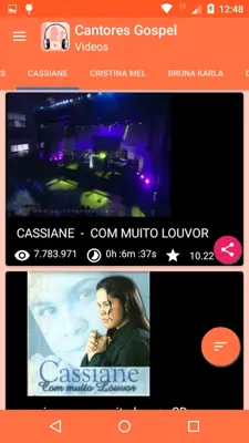Cantores Gospel android App screenshot 1
