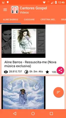 Cantores Gospel android App screenshot 4